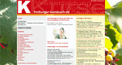Desktop Screenshot of freiburger-kursbuch.de